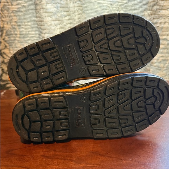 George Kids Pro Gamer Rubber Boots - Black with Multicolor Accents Size 2 - Picture 9 of 11